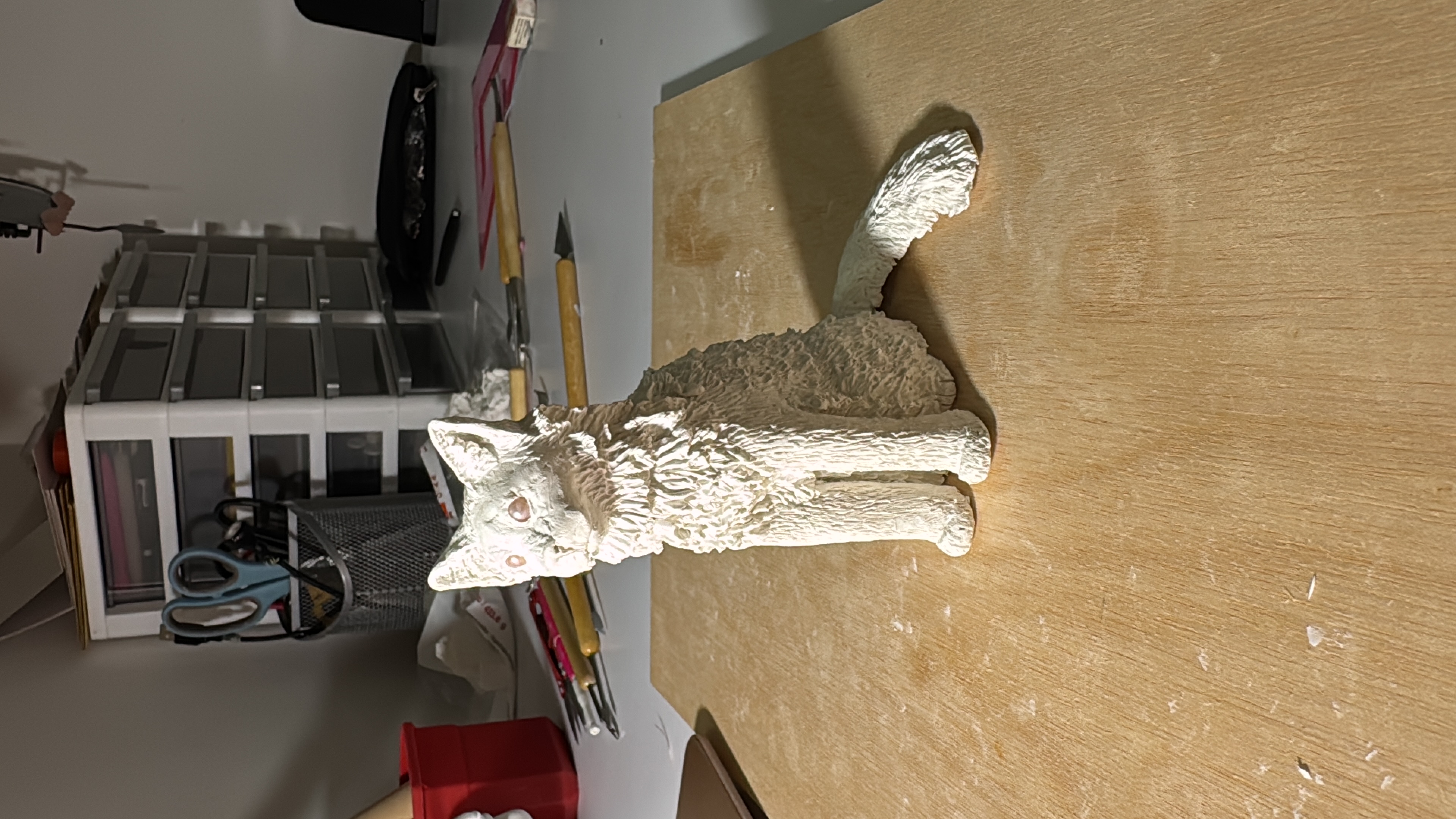 Escultura personalizada de mascota en arcilla polimerica - custom pet sculpture